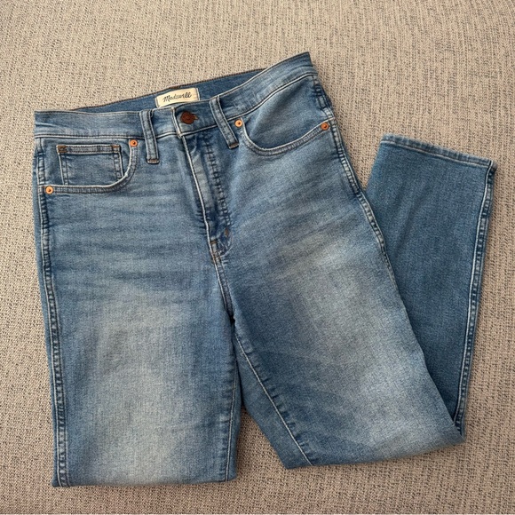 Madewell stovepipe Light Blue Denim Jeans size 27 - Picture 1 of 6